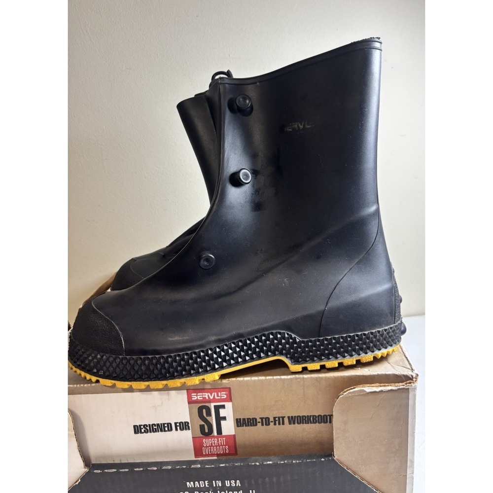 Servus SF Super-fit Overboot Designed For Hard-To-Fit Workboots‎ Med (9-10) NEW